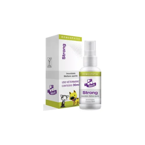 Strong 30ml Homeopatia Real H Imunidade Cães Gatos 
