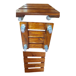 Suporte Para Vasos De Plantas De Madeira 40 Cm Com Rodinhas Suporte Para Vasos De Plantas De Madeira 40 Cm Com Rodinhas