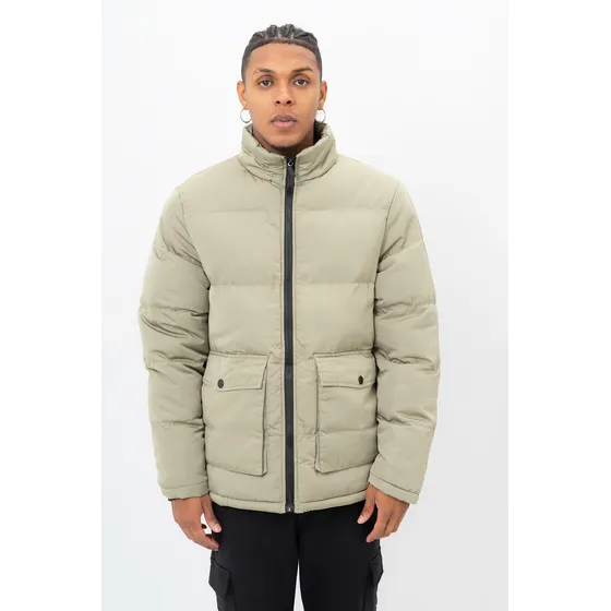 Campera Hombre Puffer Cuello Alto Termica Importada I Am