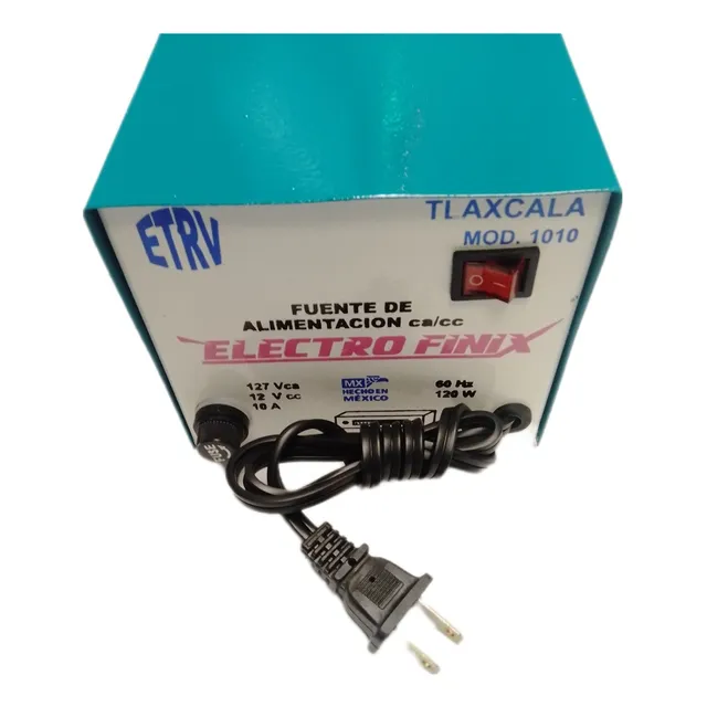 Fuente De Alimentación De 12v - 10amp 