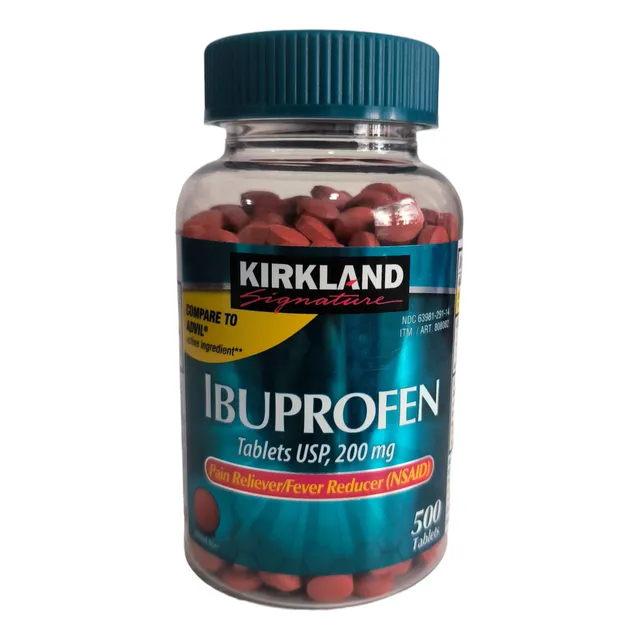 Ibuprofeno Kirkland 500 Tabletas. Similar Al Advil Importado
