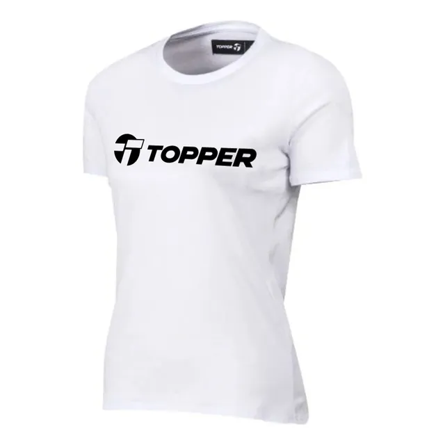 Remera Topper Con Logo Brand Tee Blanco