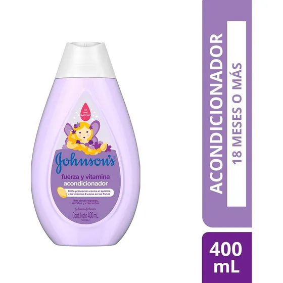 Acondicionador Niños Johnson's® Fuerza Y Vitamina 400 Ml