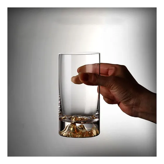 Taza Vidrio Agua Verano Hogar 12 Onza Te Burbuja Verde Recta