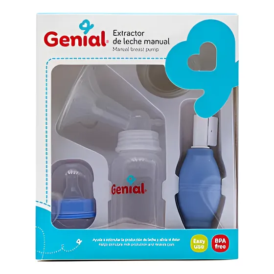 Extractor Tira Leche Manual Sacaleche Materno Bebe Kit Teter