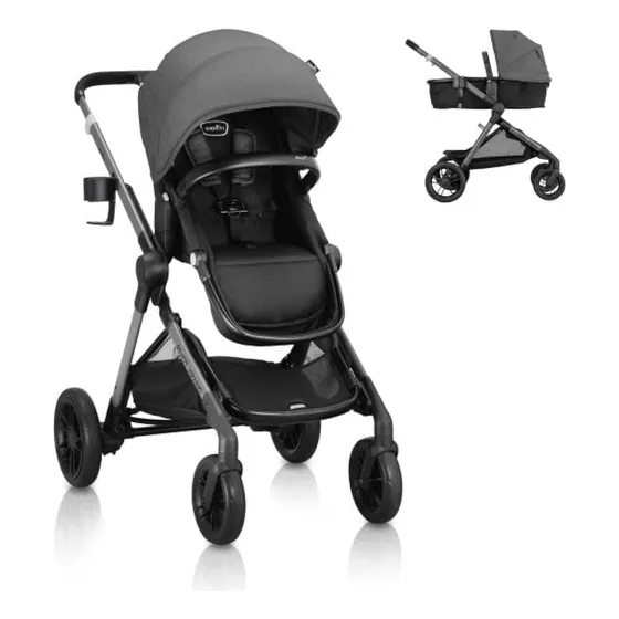 Evenflo Pivot Xpand Modular Gray Coche Paseador Bebe