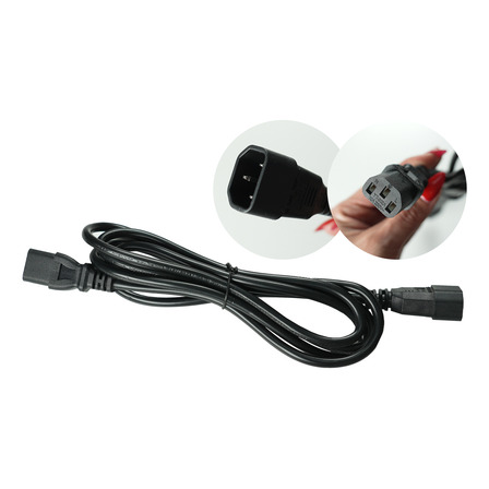 Cable Alimentacion Premium 220v 10a C13-c14 2m Cpu Monitor Cable Alimentacion Premium 220v 10a C13-c14 2m Cpu Monitor