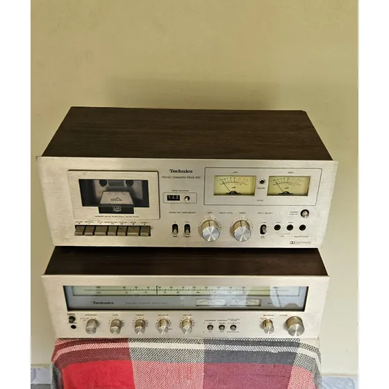 Receiver Technics Sa5050 E Tape Deck 614 Não Funciona