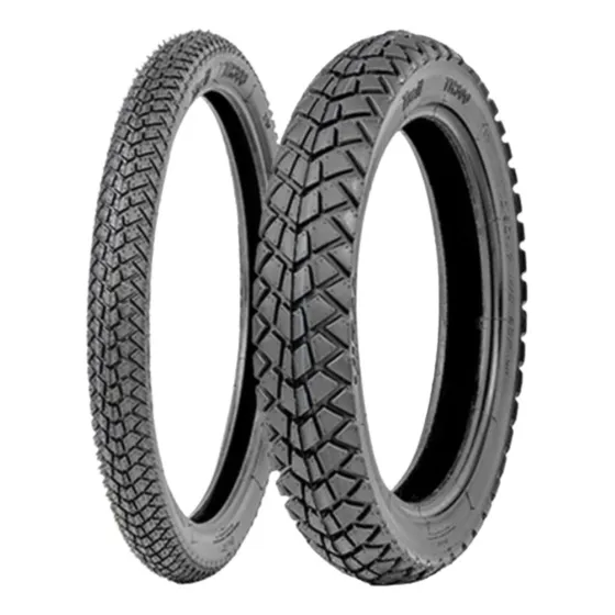 Par Pneu Moto Vipal 90/90-19 E 110/90-17 Tr300 Bros