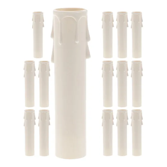 15 Fundas De Enchufe Para Candelabros, Cubiertas De Plástico