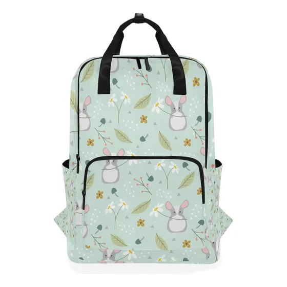 Linda Mochila Hoja Rata Para Escuela Niño Niña Bolsa Laptop