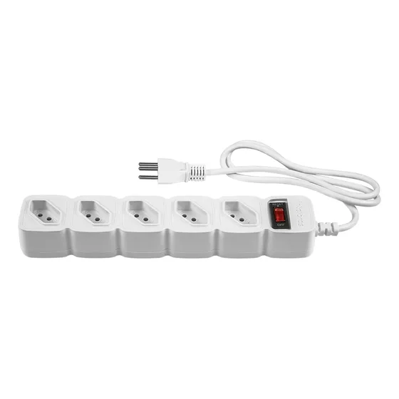 Protetor Eletrônico Epe 205 + Pt Com 5 Tomadas Intelbras