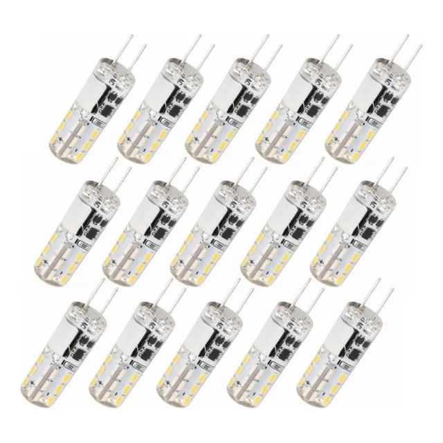 15×bombillas Led G4, 24 Led, 1,25 W, Fuente Luz Bipin Para