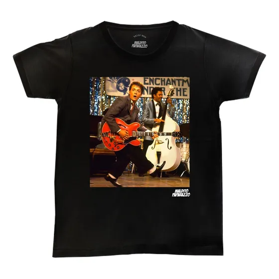 Marty Mcfly Guitarra Frente (volver Al Futuro) - Remera