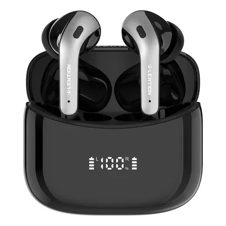 Fone de Ouvido TWS Sem Fio Lention T3 Bluetooth 6.0 Grave Potente Drivers 13mm 4