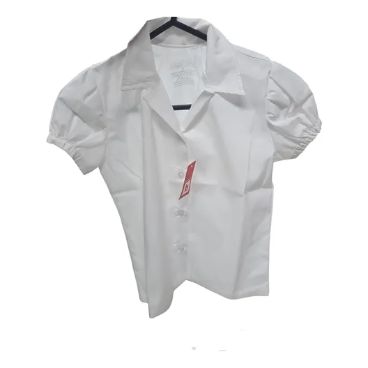 Camisa Escolar Bombache Blanca Niña Talla 04-06