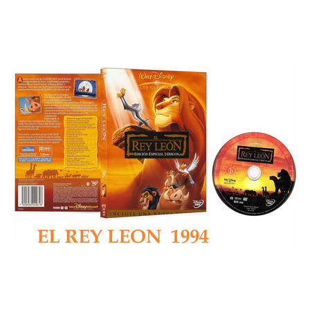 Saga El Rey Leon. Dvd. 7 Discos, Incluye Mufasa Saga El Rey Leon. Dvd. 7 Discos, Incluye Mufasa