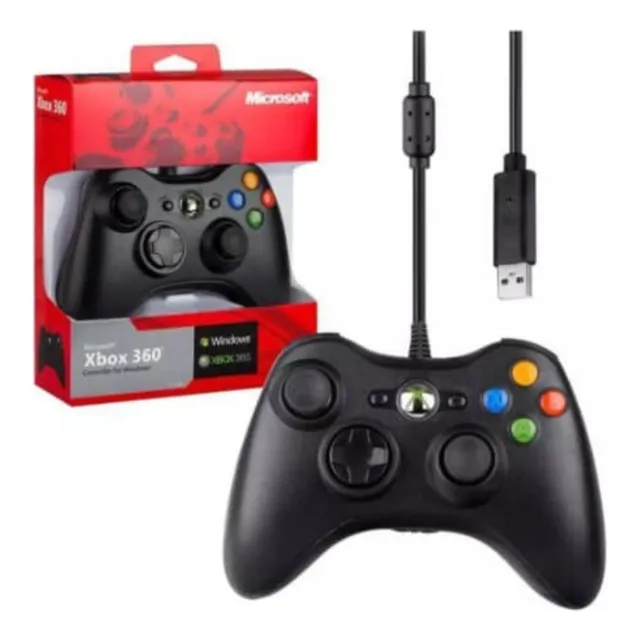 Control De Xbox 360 Y Pc Alambrico Nuevo Caja Sellada!!