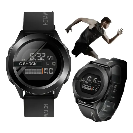 Relógio Digital A Prova D`água Masculino Original Esportivo