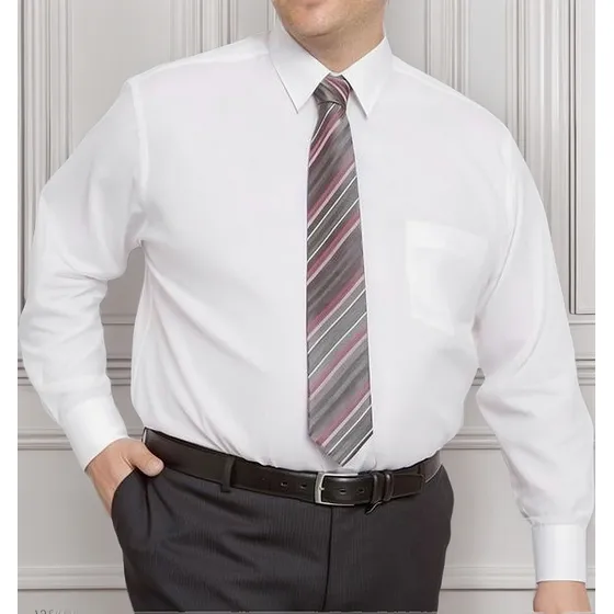 Camisa Lisa Con Bolsillo Manga Larga - Talles Especiales 56 Al 60 - Vestir Y Elegante Sport - Excelente Calidad