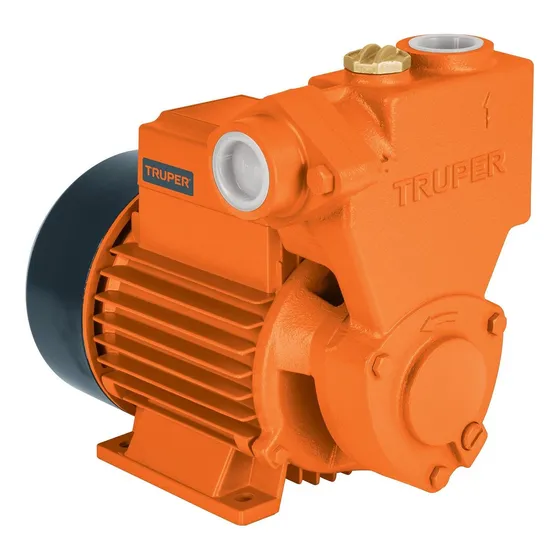 Bomba Periferica Autocebante, uso agrícola, 3/4 HP, Truper BOPA-3/4, Color Naranja Fase Eléctrica Monofásica Frecuencia 60 Hz