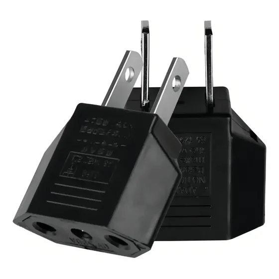 Par Adaptador Conversor Enchufe Universal Americano Europeo Jkrtech | Cuotas sin interés