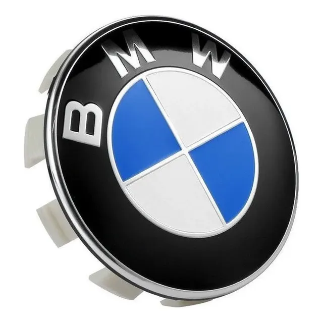 Tapa Emblema Logo Compatible Con Bmw 68mm (juego X 4 Unids)