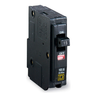 Interruptor Termomagnético Mini Square D De 1 Polo 15a Qo115 Interruptor Termomagnético Mini Square D De 1 Polo 15a Qo115