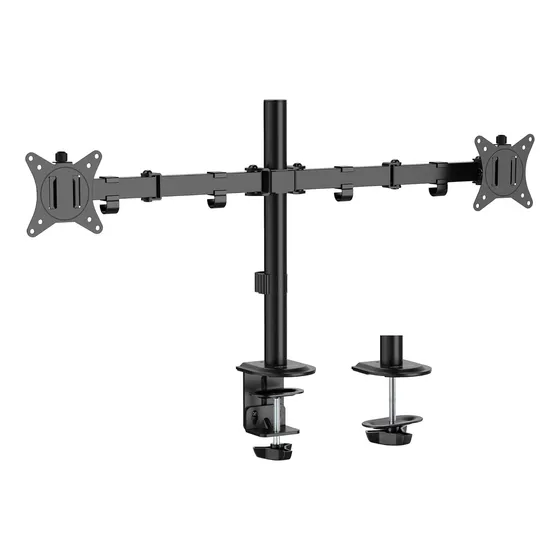 Base Doble Soporte Dos Monitores Escritorio Articulado 13-32