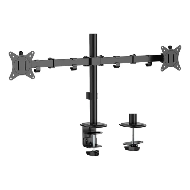 Base Doble Soporte Dos Monitores Escritorio Articulado 13-32