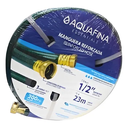 Manguera Reforzada 23mts 1/2'' Aquafina