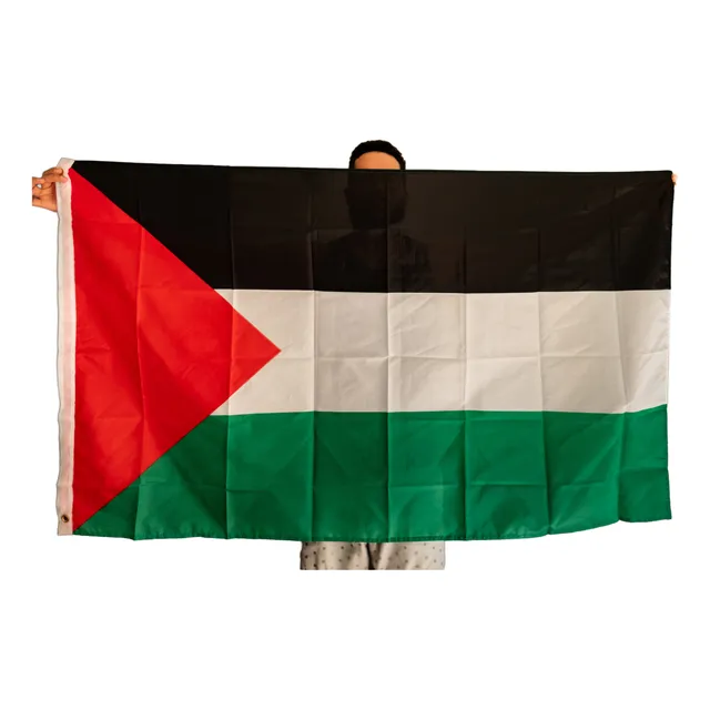 Bandera De Palestina 150 Cm X 90 Cm Poliéster
