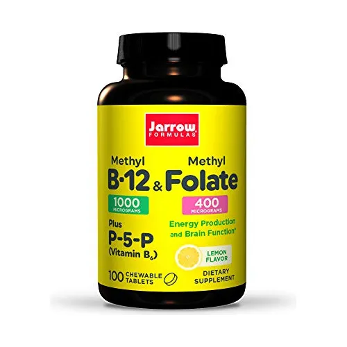 Suplemento Jarrow Formulas De Metilo B-12 Y Folato De Metilo