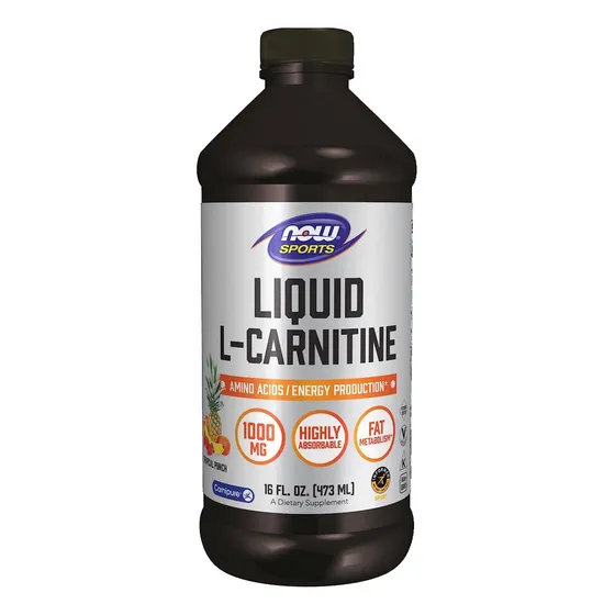 Now  Nutrition, L-carnitina Líquida 1,000 Mg Suplemento