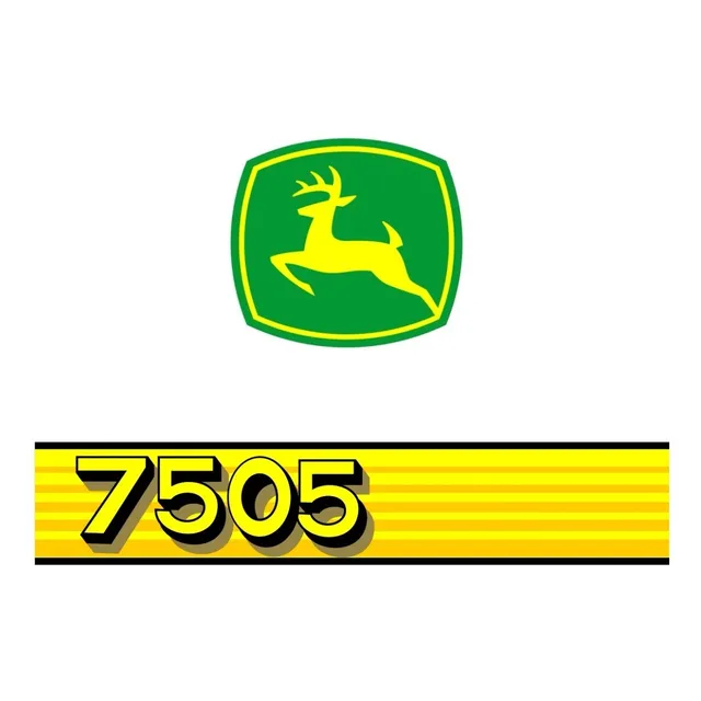 Calcomanía John Deere 7505 Agrícola