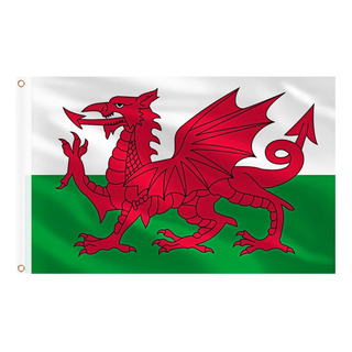 Ahfulife Bandera De Gales De 5 Pies X 3 Pies, Banderas Nacio Ahfulife Bandera De Gales De 5 Pies X 3 Pies, Banderas Nacio