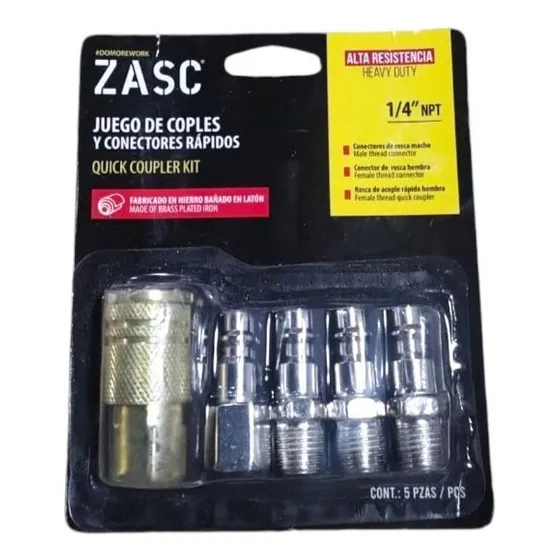 Acoples Para Compresor De Aire Set 5 Pzas