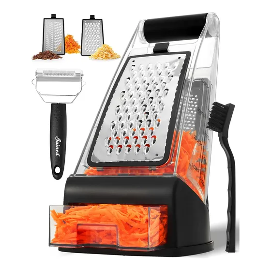 Rallador Queso Contenedor Limon Asa Para Cocina Acero