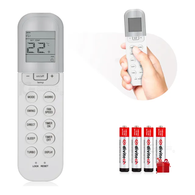 Control Minisplit Compatible Con Mirage Life X2 Rg36b4/bge