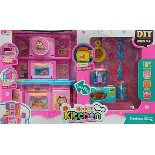 Cocinita Infantil Niña Para Muñecas Con Accesorios Cocinita Infantil Niña Para Muñecas Con Accesorios