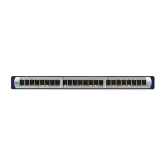 Patch Panel Cat6 Utp 24 Puertos, Keystone. Cargada - Actassi