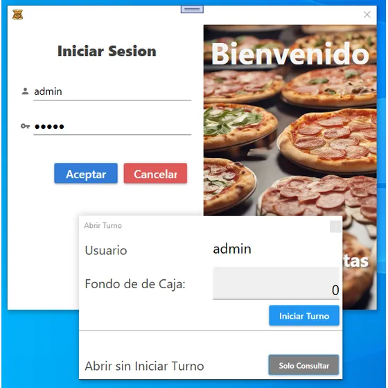 Sistema De Ventas Pizzas / Tpv Pizzas