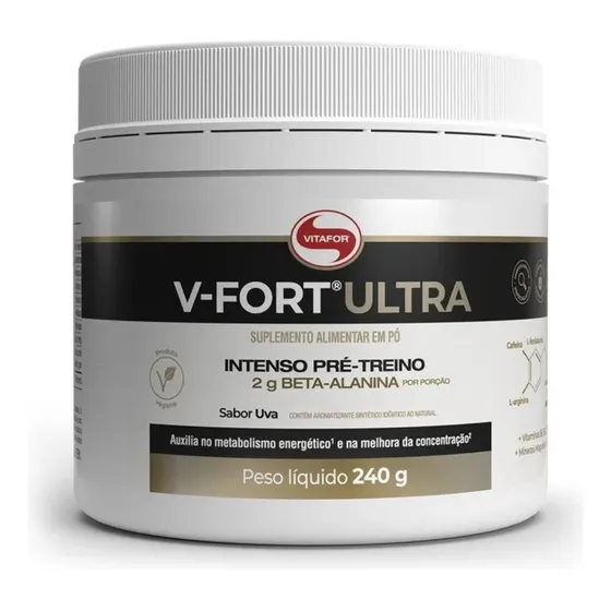 V-fort Ultra Pré Treino Intenso Vitafor 240gr