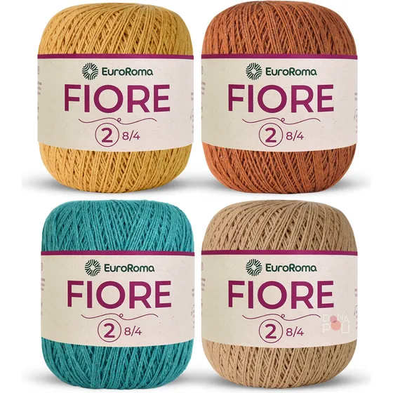 Kit 4 Linhas Fiore Euroroma N2 Lindas Composições Tendências