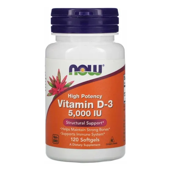 Suplemento en cápsula NOW Bone & Immune Health Vitaminas sabor neutro de 120 un