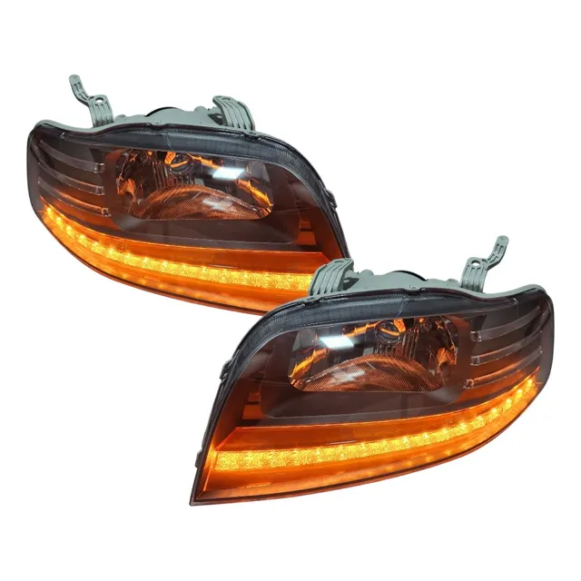 Faro Chevrolet Aveo 2006 2007 2008 2009 2010 Cruce Led Seq