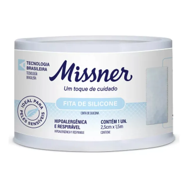 Fita De Silicone Remoção Sem Dor (2,5cm X 1,5m) - Missner