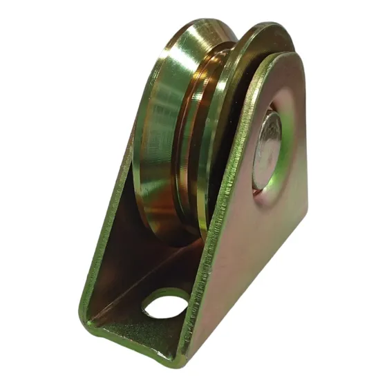 Rueda Para Portón Corredizo En V Con Base (100mm)