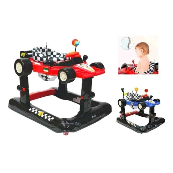 Andador Para Bebe 4 En 1 Ebaby Carrito Saltarin Color Rojo