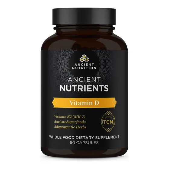 Ancient Nutrition Vitamina D 5000 Ui Caldo Hueso 60 Cápsulas